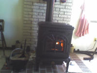 St. Croix Pellet Stove, Cast, Hastings